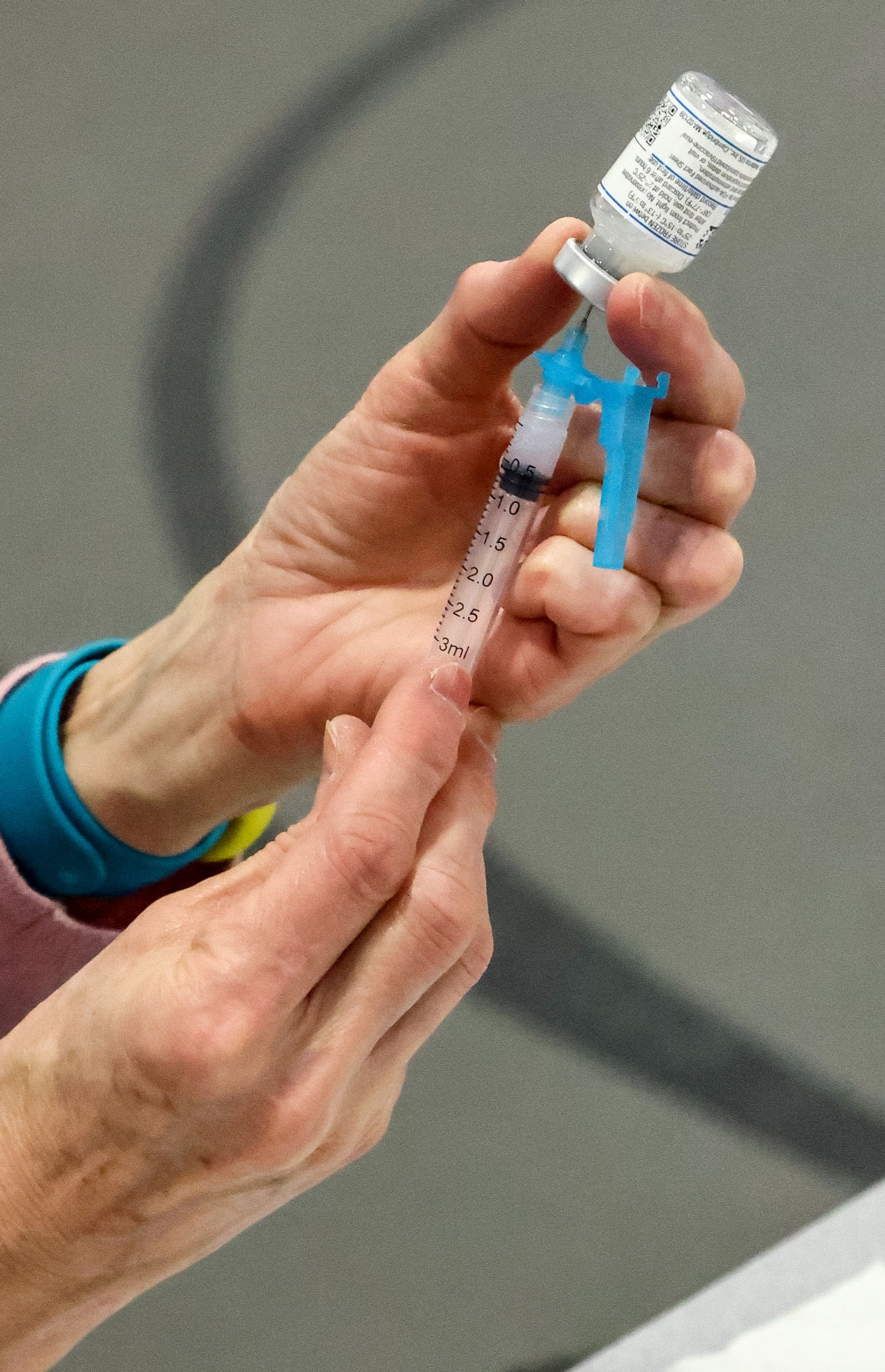 Mass vaccination clinic held at Merrillville High School
